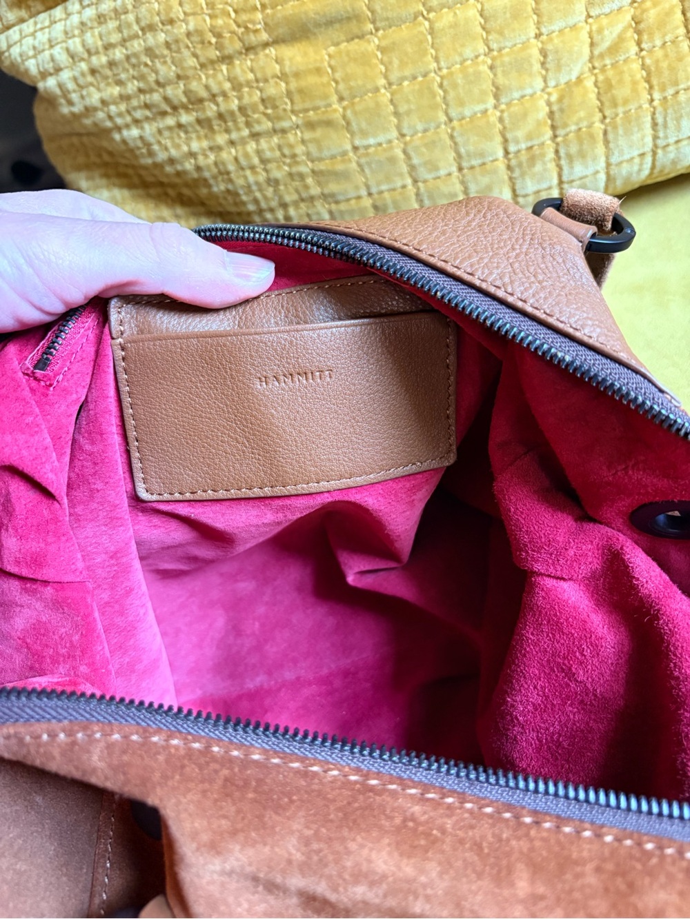 Hammitt Large Daniel Mahogany Suede - Picture 2 of 12